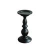 American Retro Roman Column Black Scented Candle Holder: Bedroom Desktop Decoration