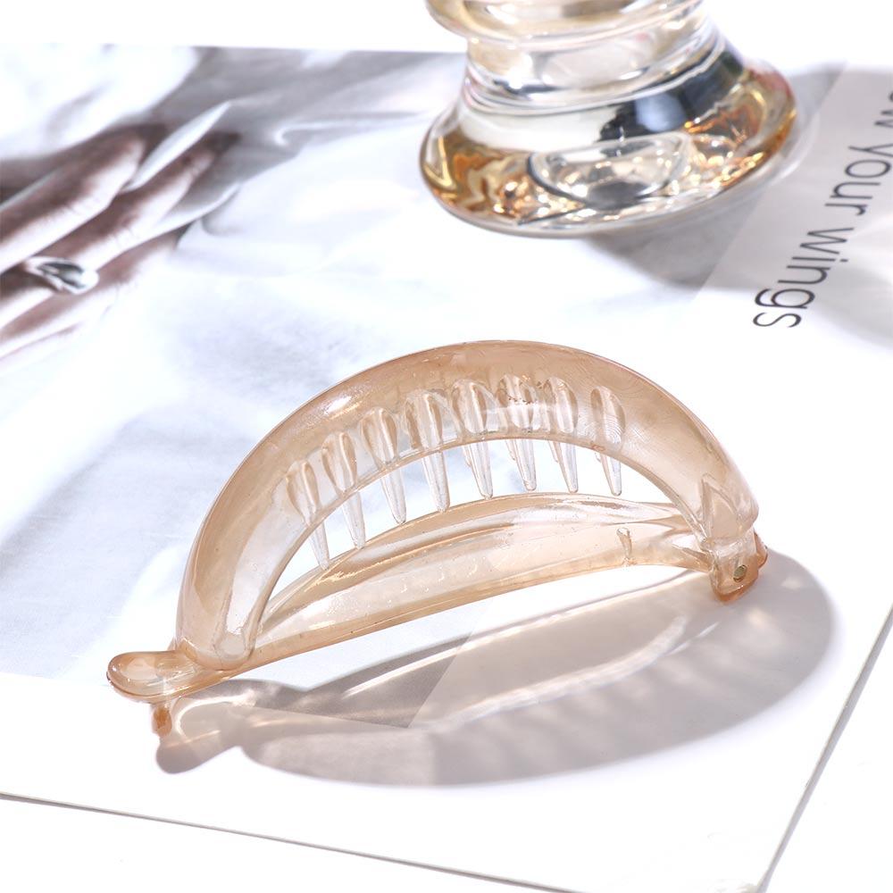 Women Transparent Hair Accessories Hairpins Hair Clips Banana Clip Ponytail Holder Hair Claws
