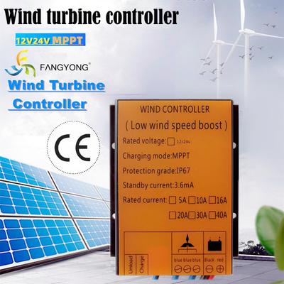 5000W 10A 20A 30A 40A 12V 24V Auto 48V MPPT Wind Laadregelaar Voor Windturbine Generator Waterdicht IP68 Voor Thuisgebruik