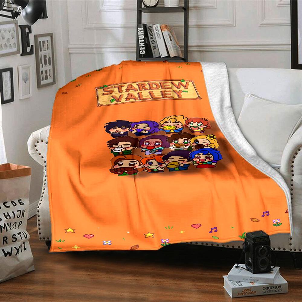 Stardew Valley Blanket Soft Cozy Suitable For Seaside Couch Office Four Seasons Universal Modern Style Unique Gift For Family And Friends Camping
