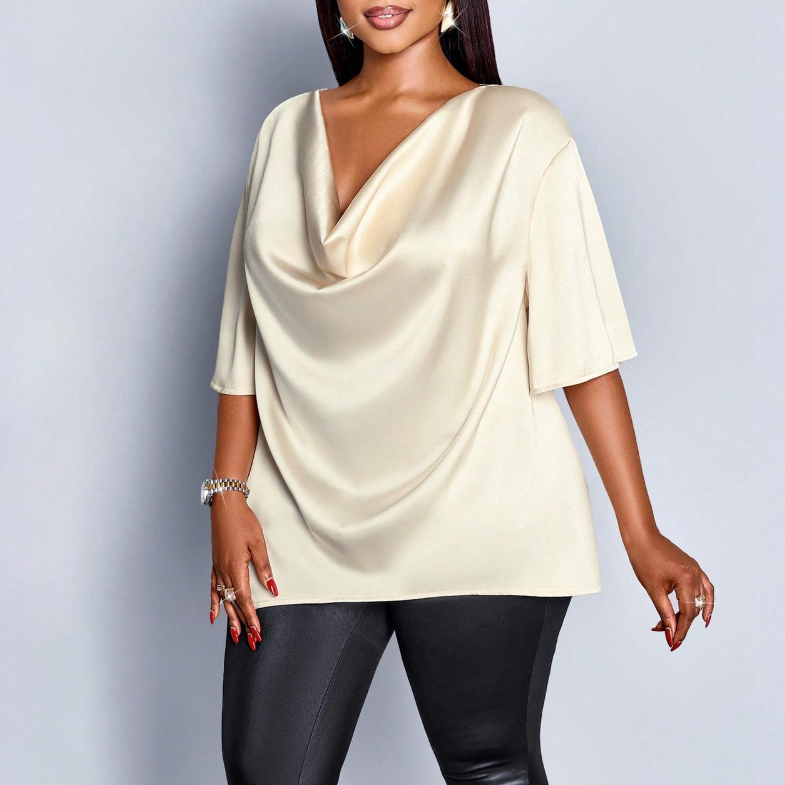 Женский модный повседневный -цветной топ XXXL