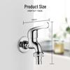 HEGII Wall-Mounted Quick-Open Single Cold Faucet
