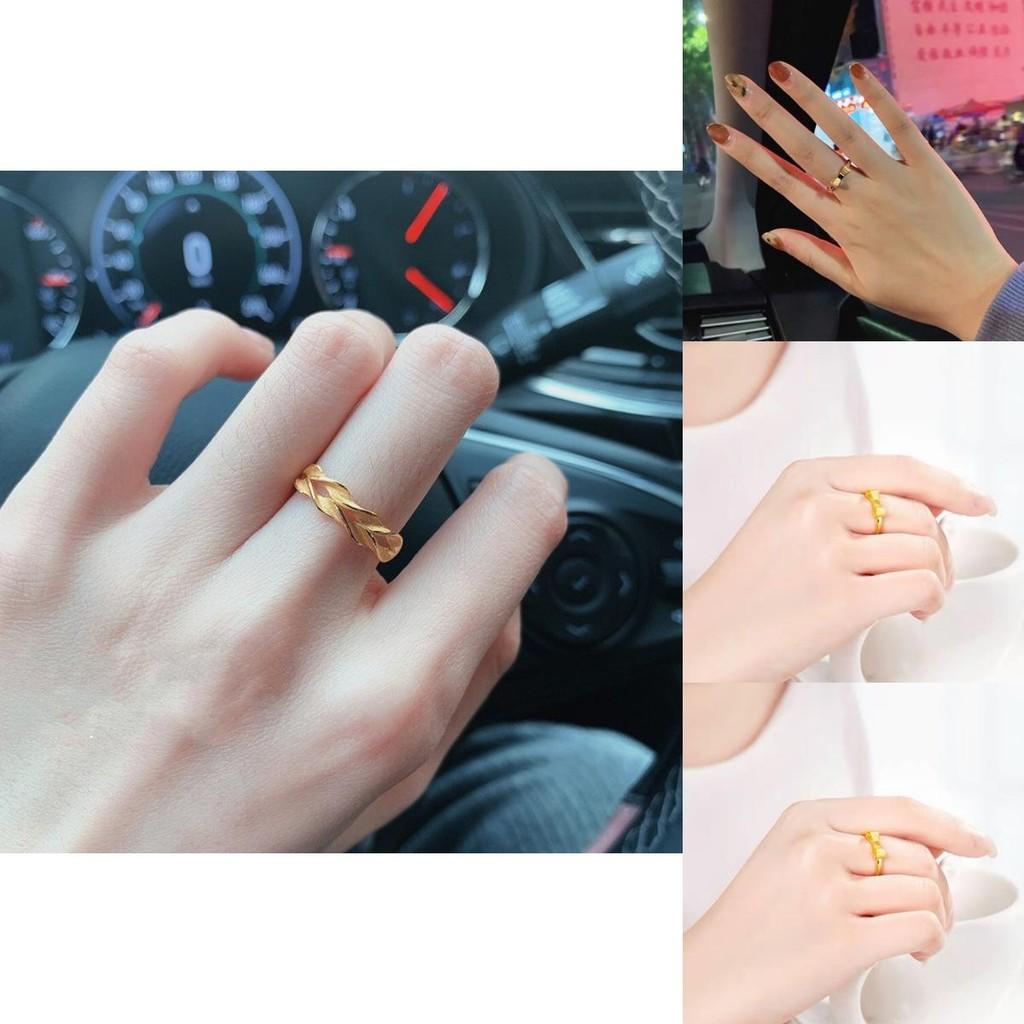 Stylish Adjustable Wheat Spike And Bowknot Brass Gold Plated Ring For Women