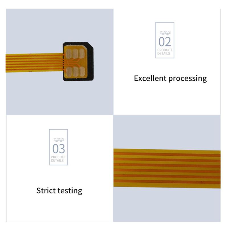 Nano 4Ff Konwerter Karty SIM Kabel Przedłużający Fpc Do Nano 4Ff Micro 3Ff Standard 2Ff Adapter Karty SIM Usim Linia Konwersyjna