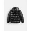 Men's Winter Fashion Solid Color Quilted Patchwork Hooded Cotton Clothes, Casual Loose Warm Zipper Cotton-padded Clothes