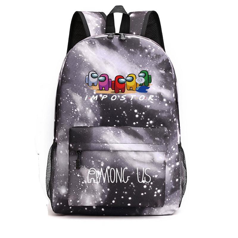 Among Us Backpacks Among Us Ghost Space Werewolf Student Bag