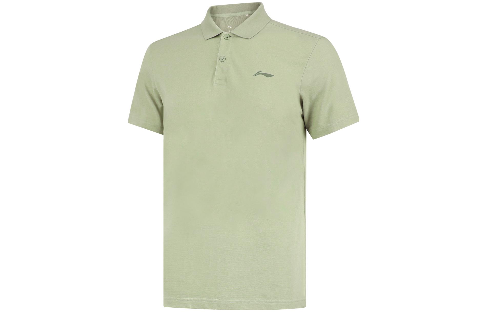Li Ning Fitness Series Polo Shirt Unisex Green APLT029-11 L