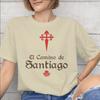 Men Women Camino De Santiago 2026 Shirt Pure Cotton Fashion TShirt Clothing Outfits