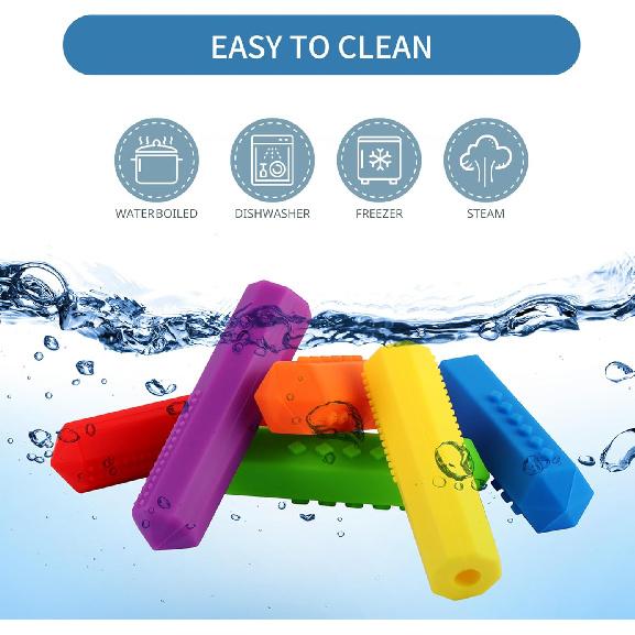 Sensory Pencil Toppers for Sensory Kids, Boys and Girls, Silicone Fidgets Pencil Covers for Autism, ADHD, SPD, or Special Oral Motor Needs