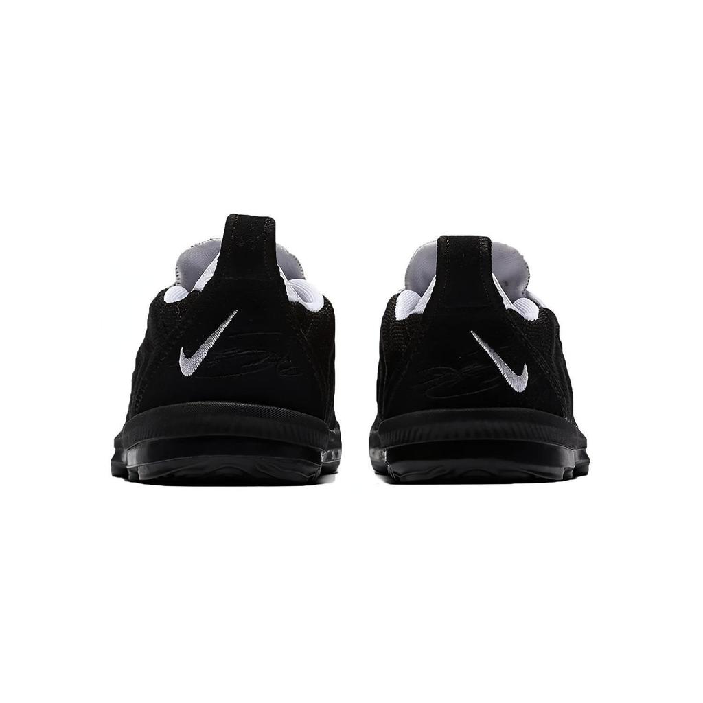 Nike Lebron 16 4H Fabric Low Top Toddler Shoes Black White Infant And Toddler CK3945-001