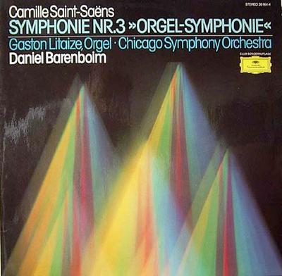 LP-Schallplatte CAMILLE SAINTSANS GASTON LITAIZ Symphonie Nr. 3 in c-Moll Op. 78  261644 Deutsche Grammo 1976 Deutschland Klassik Gebraucht