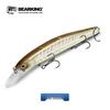 Bear King A33 Floating Minnow Lure 130mm 14.5g with Sonic Fish Attracting Long Lip Plate