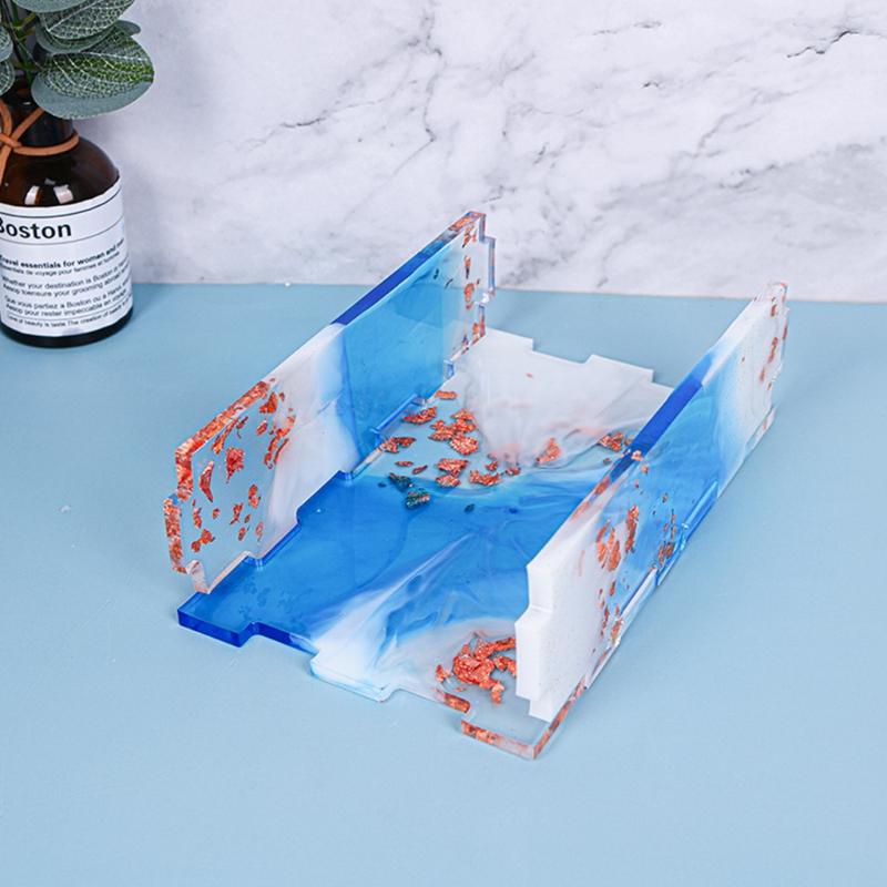 Smooth Storage Box Resin Mold Box Enjoy Handmade Project for DIY Crafts Making Store Various Crafts Jewelry Brushes