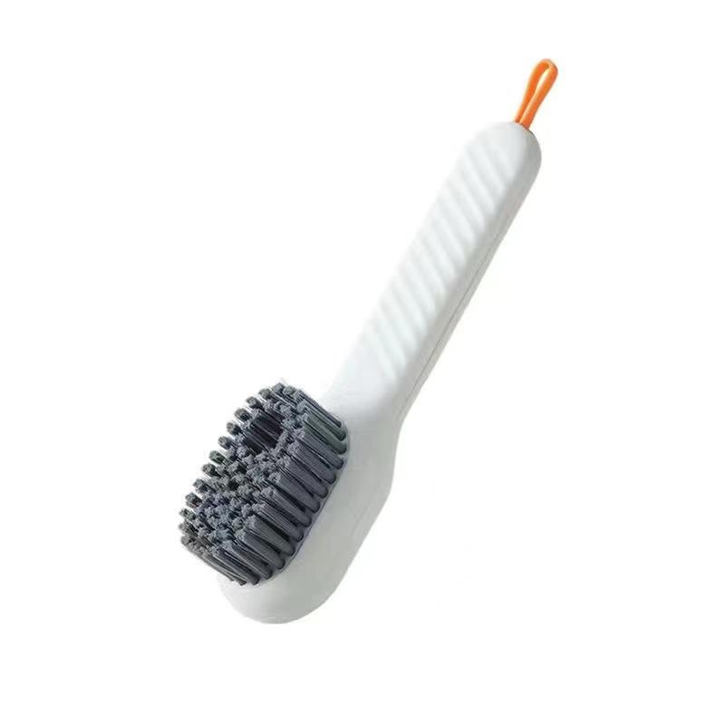 Shoe Brush Multifunctional Automatic Liquid Discharge Deep Cleaning Soft Bristles Household Sneaker Cleaning Care Kit Tool Brush белый