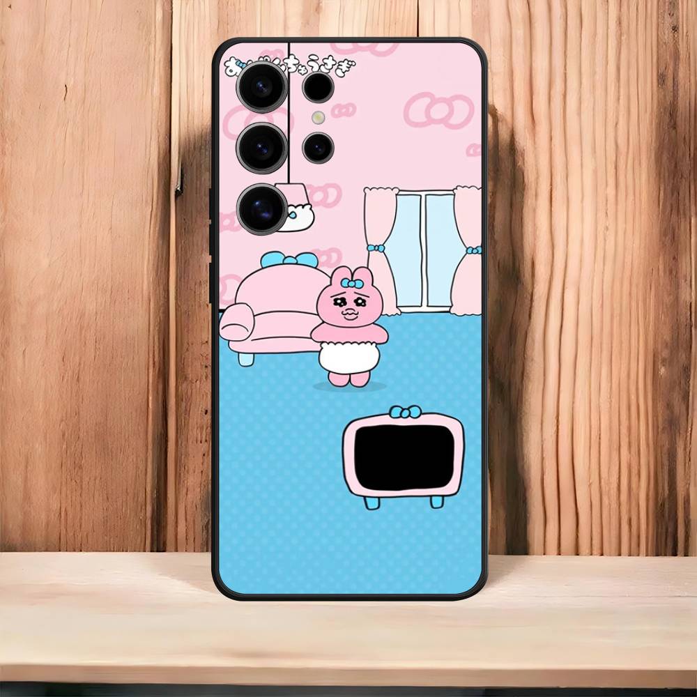 C-Cartoon S-SpongeBobs-es Prank Case For Samsung Galaxy Case S25 S23 S22 S21 S30 S20 S10 Ultra Plus FE TPU Soft Cover