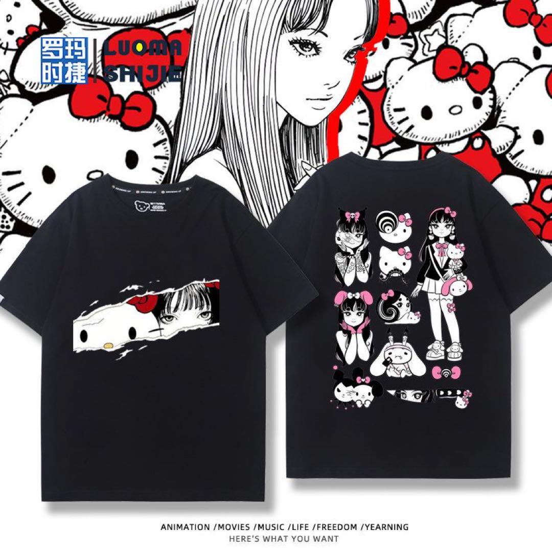 

[USED] Anime Character Hello Kitty Short Sleeve T-Shirt