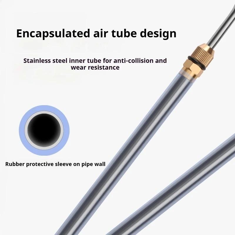 Pneumatic Air Dust Blow Gun High Pressure Removal Tools Portable Extended Retractable Dust Blow Gun Multi-purpose Cleaning Tools