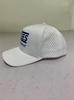 Quick-Drying Rope Curved Performance Snapback Hiking Waterproof Half Laser Cut Drilled Hole Perforated Hat Five Panel Golf Hat