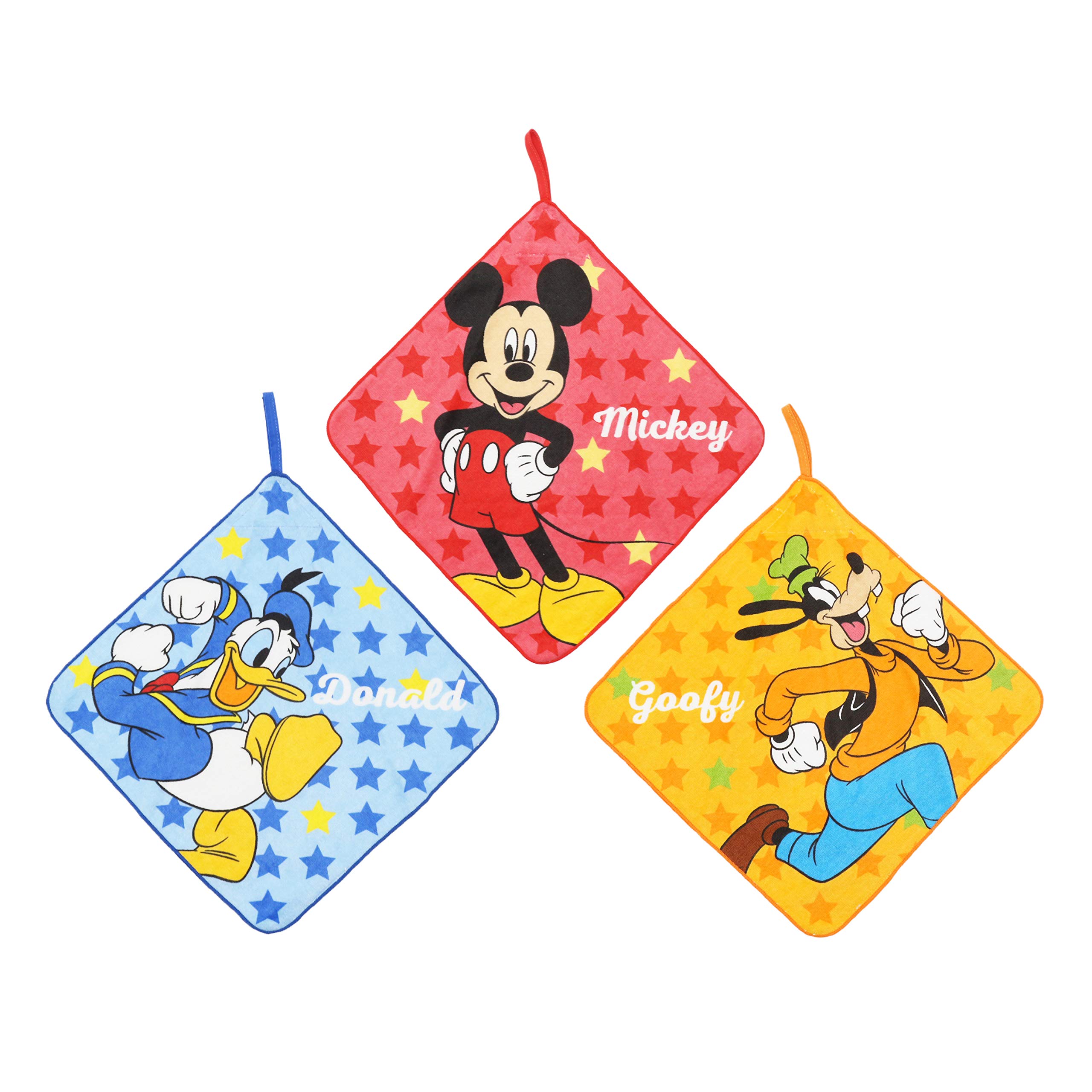 

Marushin Loop Disney Star Antibacterial and for Kindergarten and Product 2065016700 Towels, 3-Pack, Boys, 28x28cm, Odor-Resistant, Boys, Daycare,