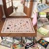 2D FLAT/1pc Decorative Printed Welcome Door Mats,Suitable for Indoor and Outdoor Doorways, Door Mats for Decoration.