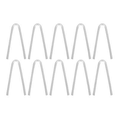 10PCS Sound Aid Tubes Replacement Easy Installation Accessory Silicone Preformed Earmold Tube U Tube