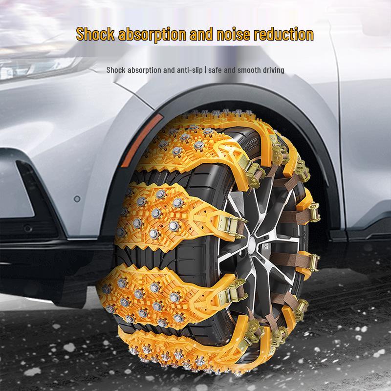 Universal Car Anti-Skid Chains for Sedans & SUVs - Winter Snow & Ice Protection