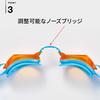 [Speed] Swimming Goggles Jet Junior Unisex SEB02210 Blue/Orange Free