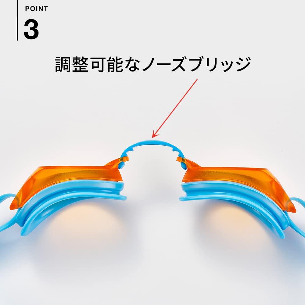[Speed] Swimming Goggles Jet Junior Unisex SEB02210 Blue/Orange Free