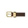 DakS Brown Leather Slim Buckle Women S Belt Dbbe2f742w3