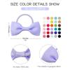 30/40/60PCS 2'' Grosgrain Ribbon Bowknot Elastic Hair Rubber Band for Baby Girls Sweet DIY Hair Bows Ties Headwear Kid Hairband