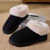 Fashion Classic Faux Suede Plush Slippers Women Indoor Non Slip Warm Cotton Slippers Woman Winter Furry Platform Snow Boots Mujer