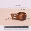 Walnut Finland Wooden Milk Cup - Creative, Portable Outdoor Design