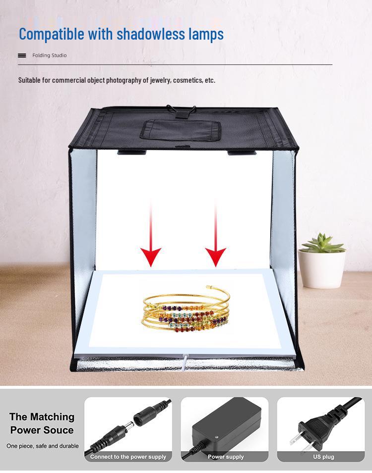 PULUZ 60cm LED Soft Light Photo Studio Kit