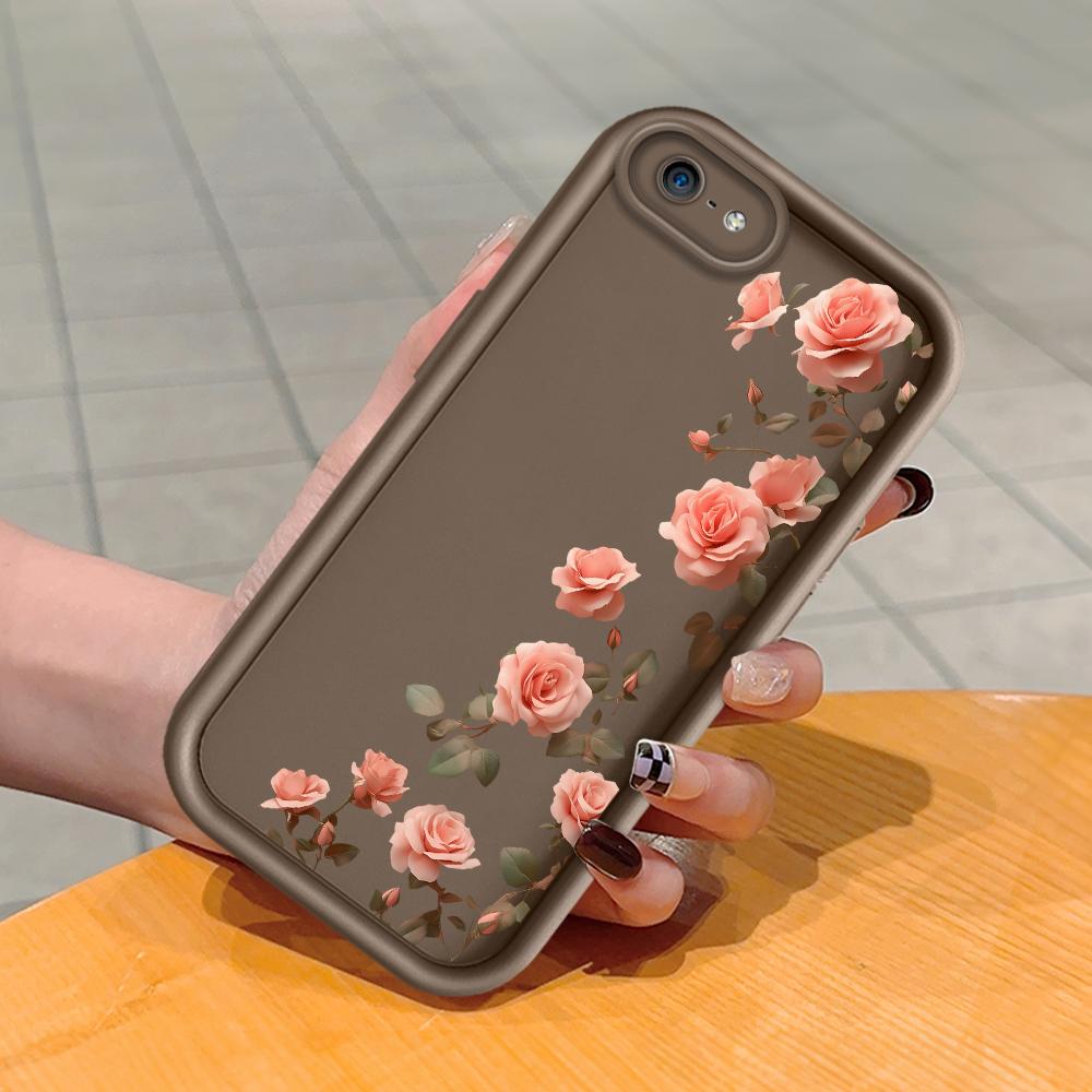 Soft Silicone Square Ladder Printing Pattern Phone Casing Full Cover Camera Shockproof Protection Rubber Case for iPhone Infinix Tecno OnePlus