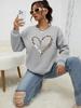 Felpa da Donna con Stampa Leopardata Wild Heart, Pullover con Fodera in Pelliccia da Strada, Abbigliamento Hipster, Girocollo Versatile, Tuta