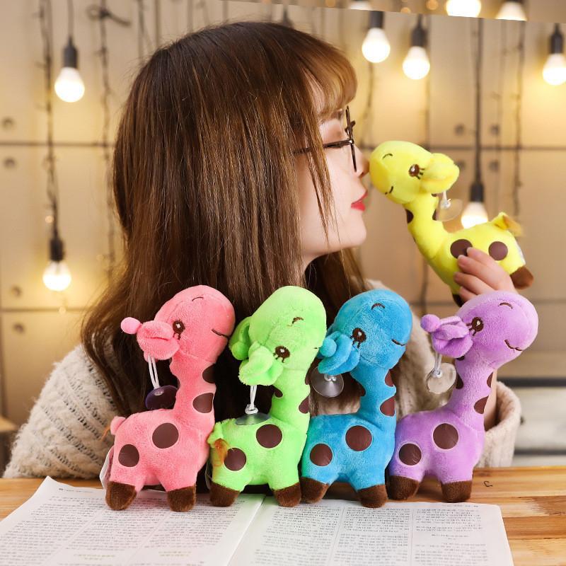 Adorable Colorful Giraffe Plush Toy Large Stuffed Animal Doll Wedding Throw Machine Grab Doll