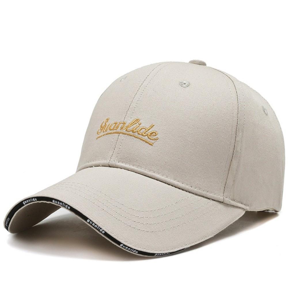 

New Adjustable Baseball Cap Breathable Soft Top Peaked Cap Embroidered Design Wide Brim Cap for Spring Summer Season 56-60cm