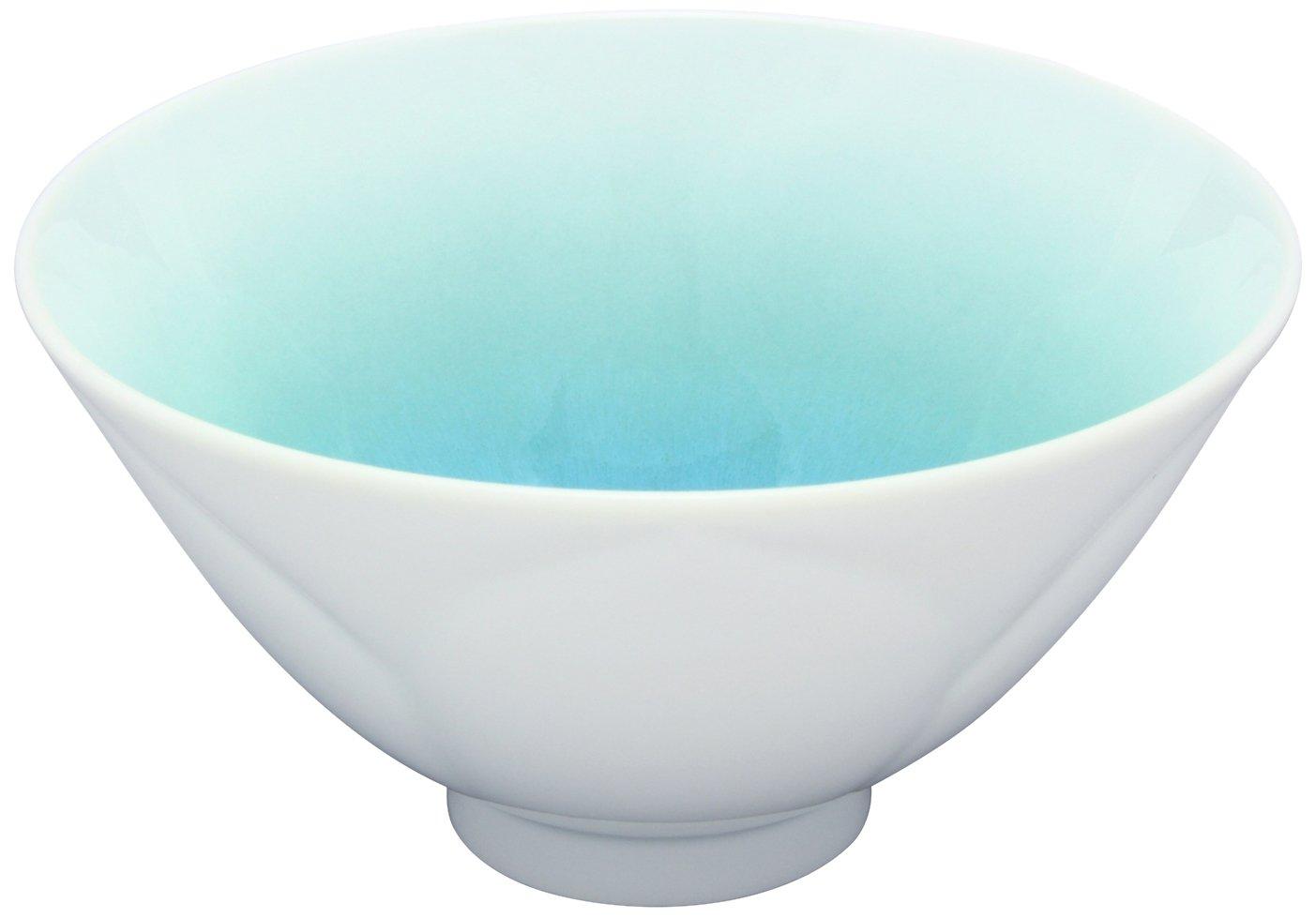 

Arita ware tea rice Fujimaki gift box diameter 12 x height microwave dishwasher made in 03708 bowl, bowl, kiln, WANOKA, flower-shaped, green, present,