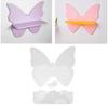 3 Pcs Silicon Mold DIY Crystal Epoxy Resin Wall Mount Butterflies Shelf Rack Mold Aromatherapy Silicone Mold