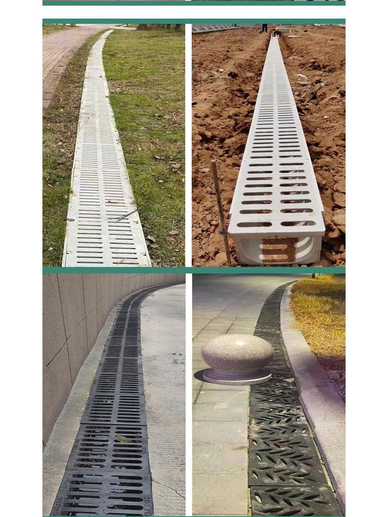 Stainless Steel, Resin, and Cast Iron Drain and Gutter Grate Cover