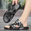 Sandals Men's Outer Wear 2024 New Summer Popular Dual-purpose Non-slip Winter Sports Driving Beach Cool Slippers Tide