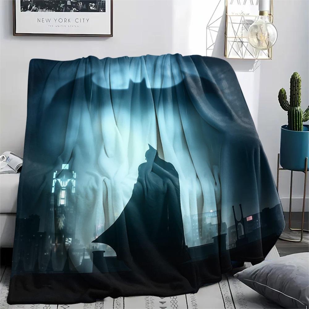 

Smoke Effect Batman Blanket, Soft Plush Throw for Home, Perfect Gift for Fans, Cozy Blanket for Living Room 75x90cm