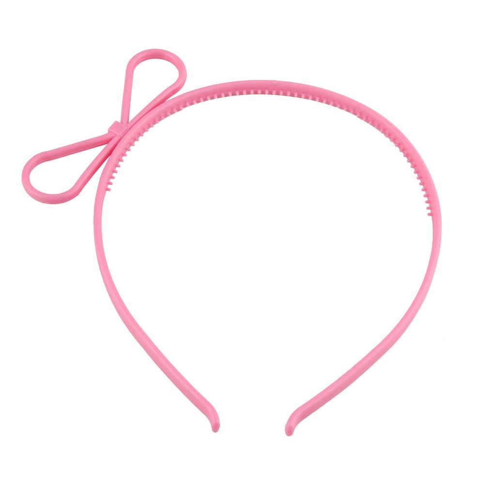 Plastic Cat Ear Headbands Cute Crown Headbands Rabbit Bunny Headbands Candy Colors (Bow Style)