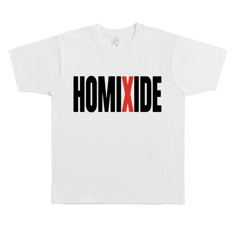 Rapper Homixide Gang Grafik T-Shirt Playboi Carti Opium Merch T-Shirt Männer Frauen Hip Hop Übergroße T-Shirts Männlich Baumwolle Oberteile Tees