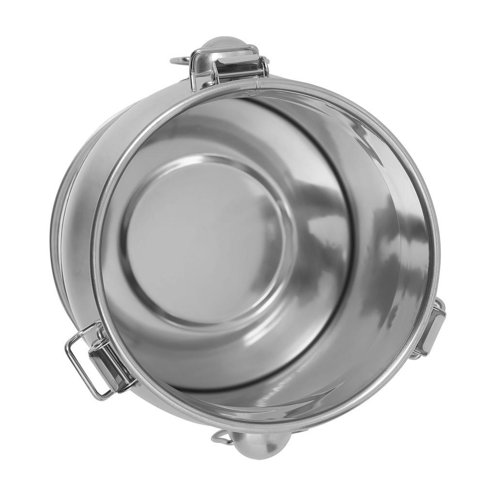 5L Stainless Steel Barrel Seal Beer Jug Oil Bottle Ice Bucket Milk Can Storage Canister Transport Can for Restaurant Ranch