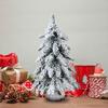 With Lights Artificial Christmas Tree PVC Material Flocking Christmas Tree  Holiday Decor