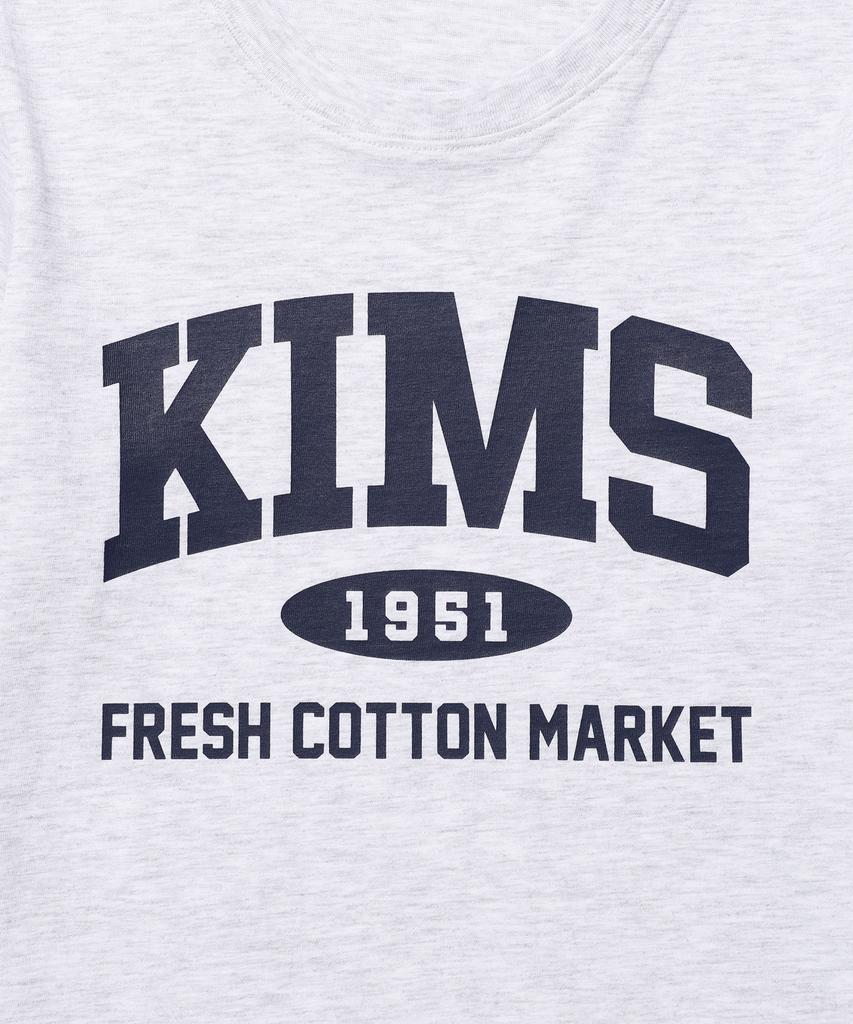Kimseupeulesikoteunmakes Kim'S College T-Shirt Gray