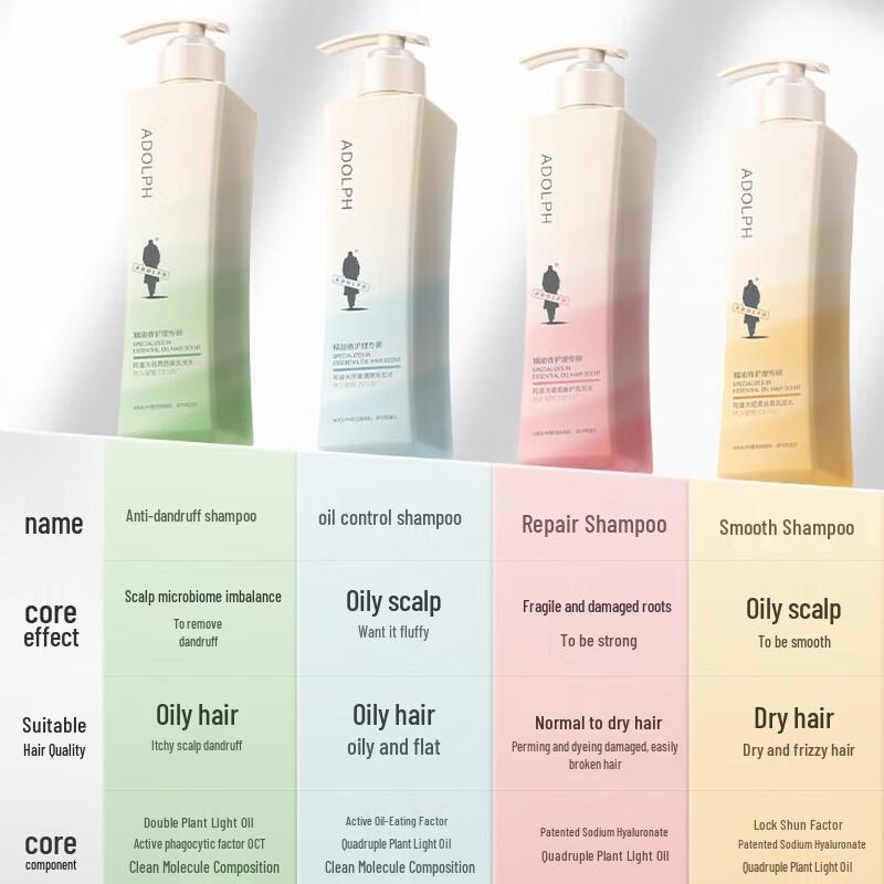 Adolph Essential Oil Hair Care Shampoo