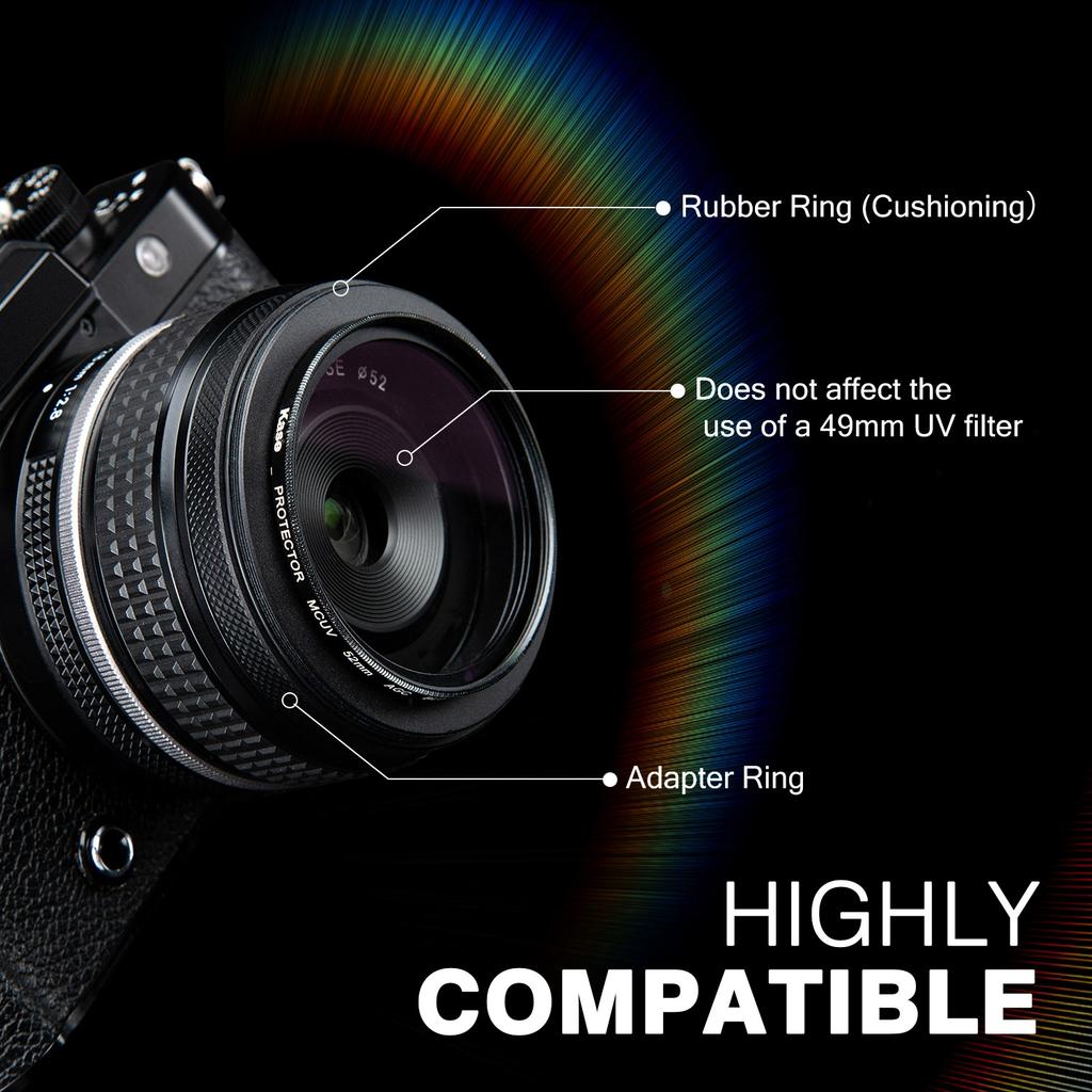 For Fujifilm X100V X100VI Square Camera Lens Hood Metal Screw-in Lens Hood Lens Cap Replaces Photography Accessories