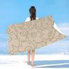 Marimekko-U-Unikko Flowers Microfiber Beach Towel Absorbent Quick Dry Soft Yoga Swimming Resort Mountain Climbing Towel